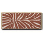 Terra Cotta Block Palms III - Floater Framed Canvas Print