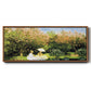 The Garden, 1872 - Floater Framed Canvas Print