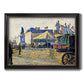 Place de Clichy - Ornate Framed Canvas Print