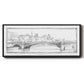 Pont de Notre Dame - Floater Framed Canvas Print