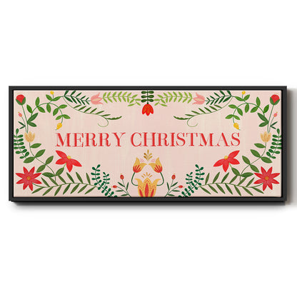 Twelve Days Collection D - Floater Framed Canvas Print