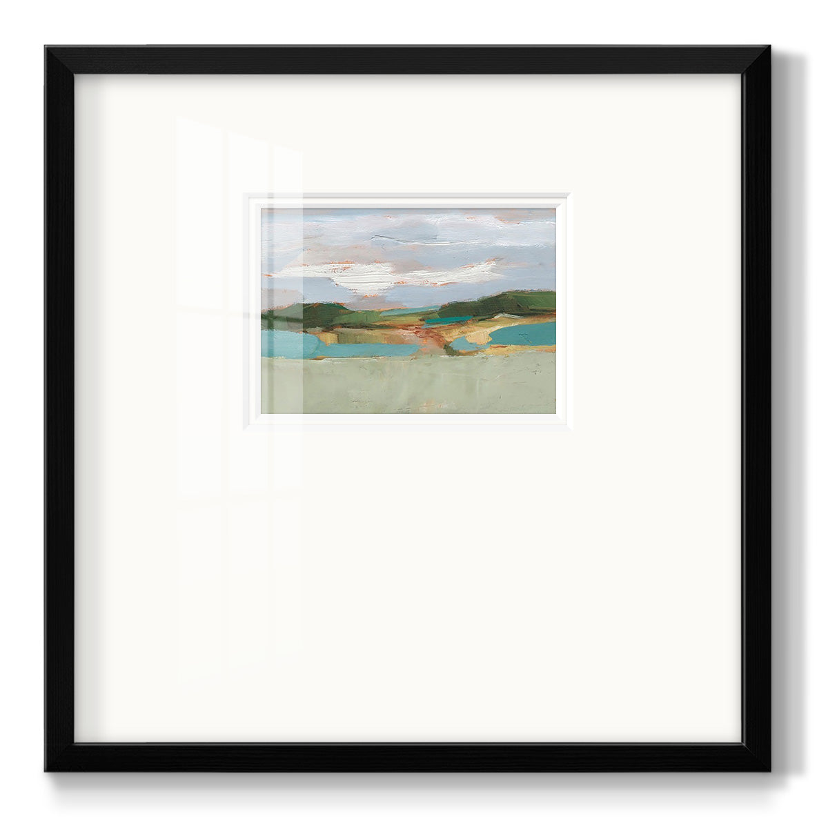 High Noon Vista Study II - Double Matboard Framed Print