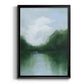 Mossy Reflections II - Modern Framed Canvas Print