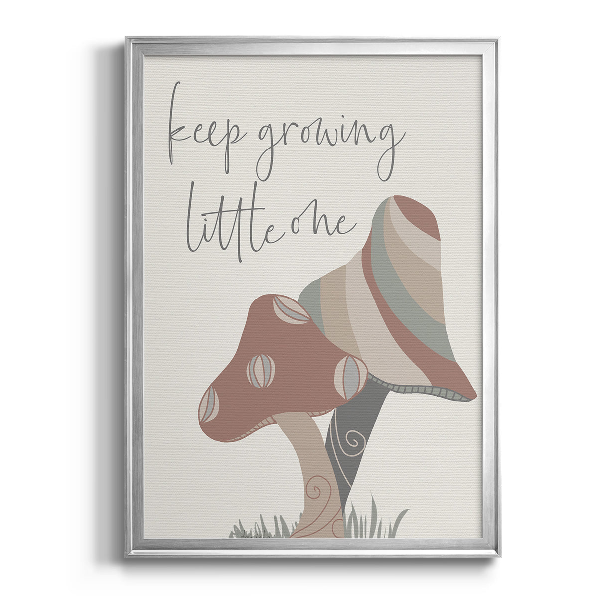 Keep Growing - Modern Framed Canvas Print