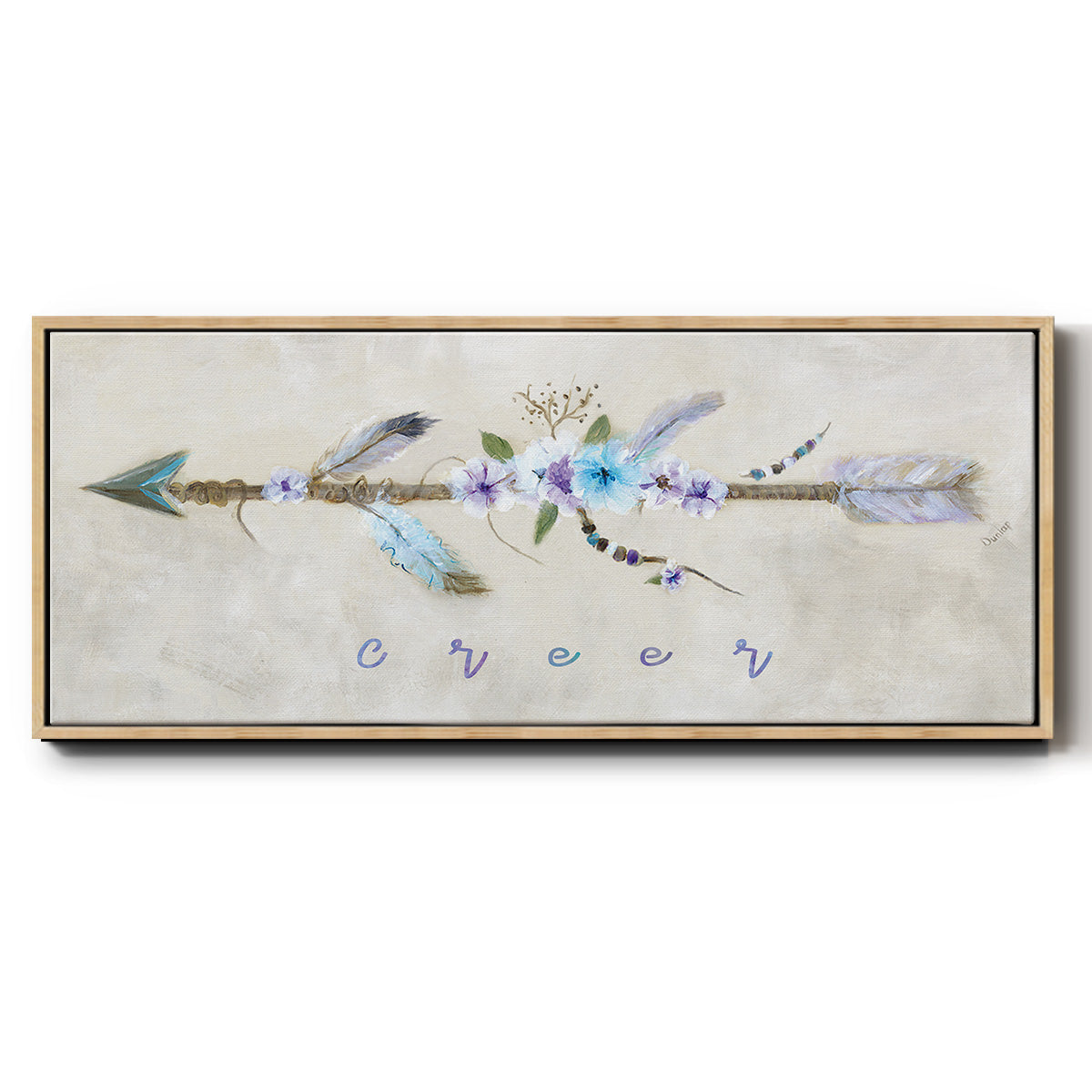 Creer - Floater Framed Canvas Print