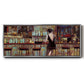 Elegant in Black - Floater Framed Canvas Print