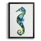 Seahorse - Modern Framed Canvas Print