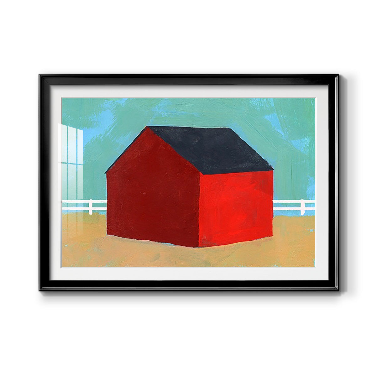 Big Red One IV Premium Framed Print - Ready to Hang