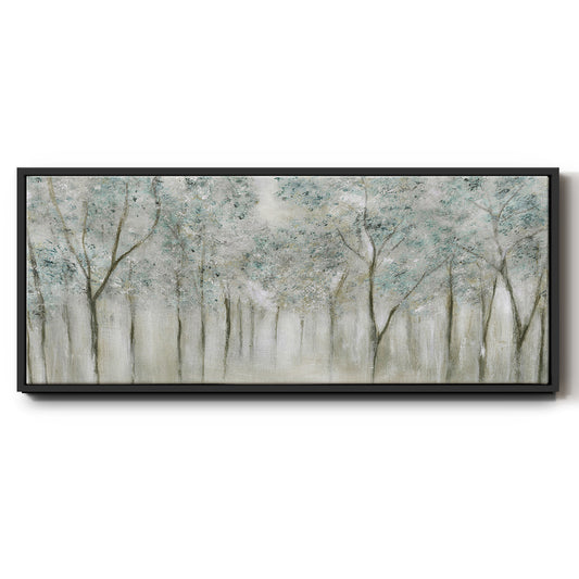 Neutral Spring - Floater Framed Canvas Print