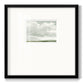 Gray Stone Sky III Premium Framed Print Double Matboard