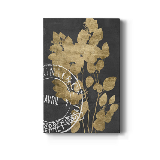 Postage Leaves III Premium Gallery Wrapped Canvas - Ready to Hang