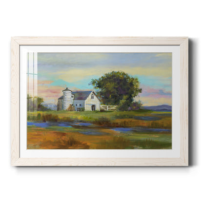 Down By The Barn - Barnwood Framed Art Print
