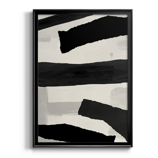 Mountain Paths I - Modern Framed Canvas Print