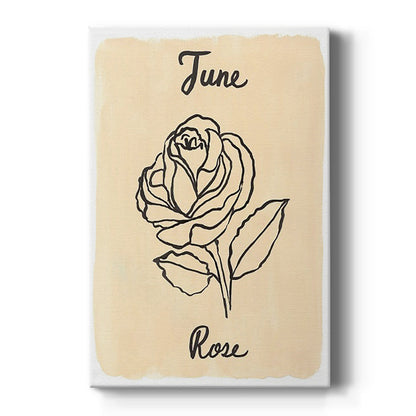 Birth Month VI - Canvas Art Print