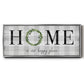 Home is Our Happy Place - Floater Framed Canvas Print