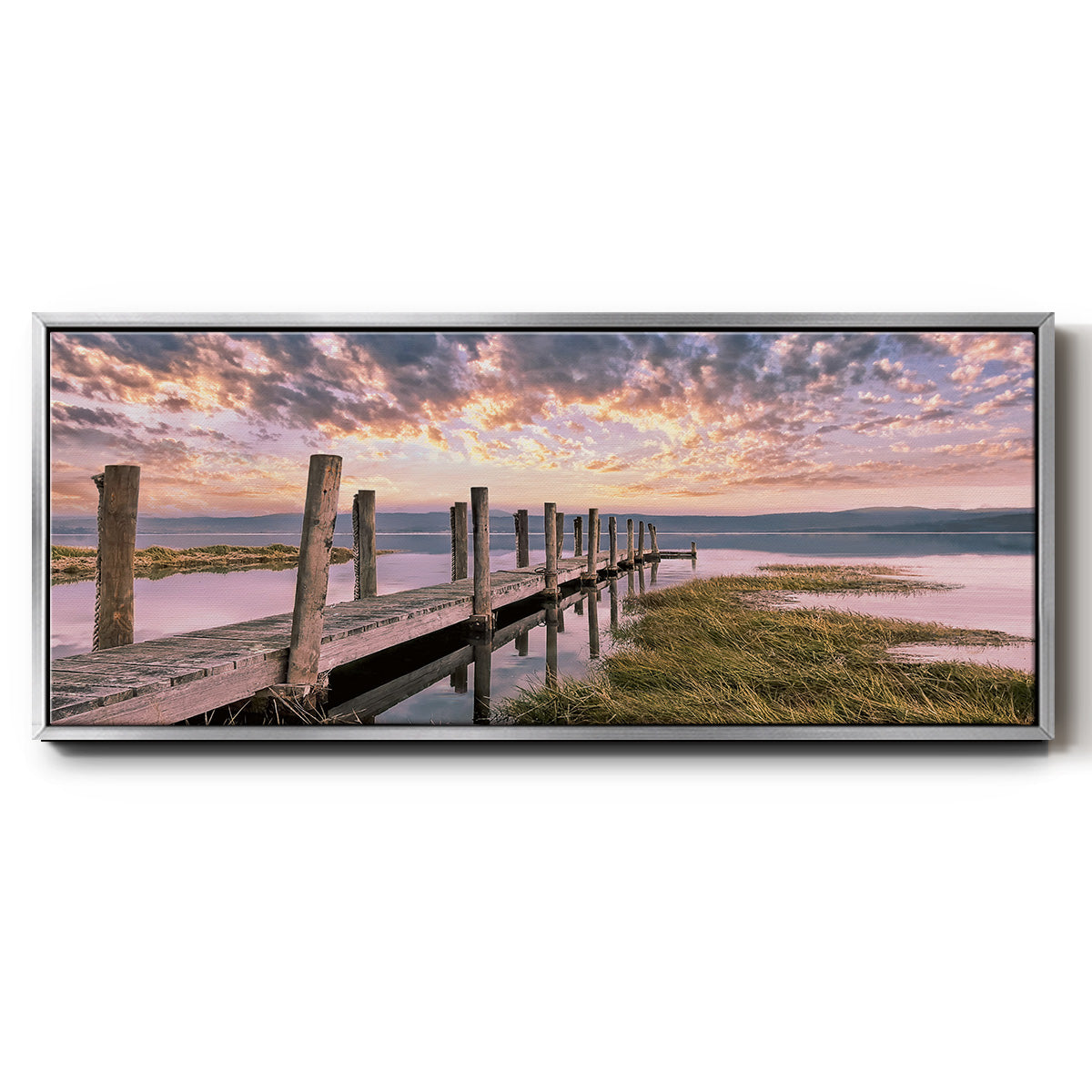 Sky - Floater Framed Canvas Print