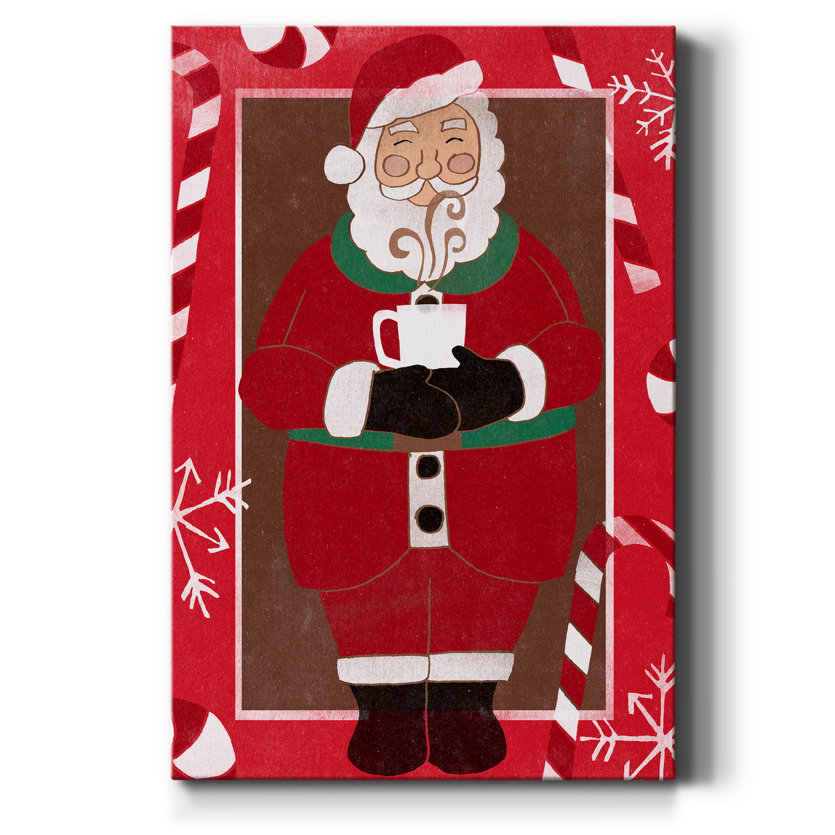 Cozy Cocoa Christmas Collection B - Gallery Wrapped Canvas