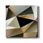 Gold Polygon Wall II - Canvas Art Print