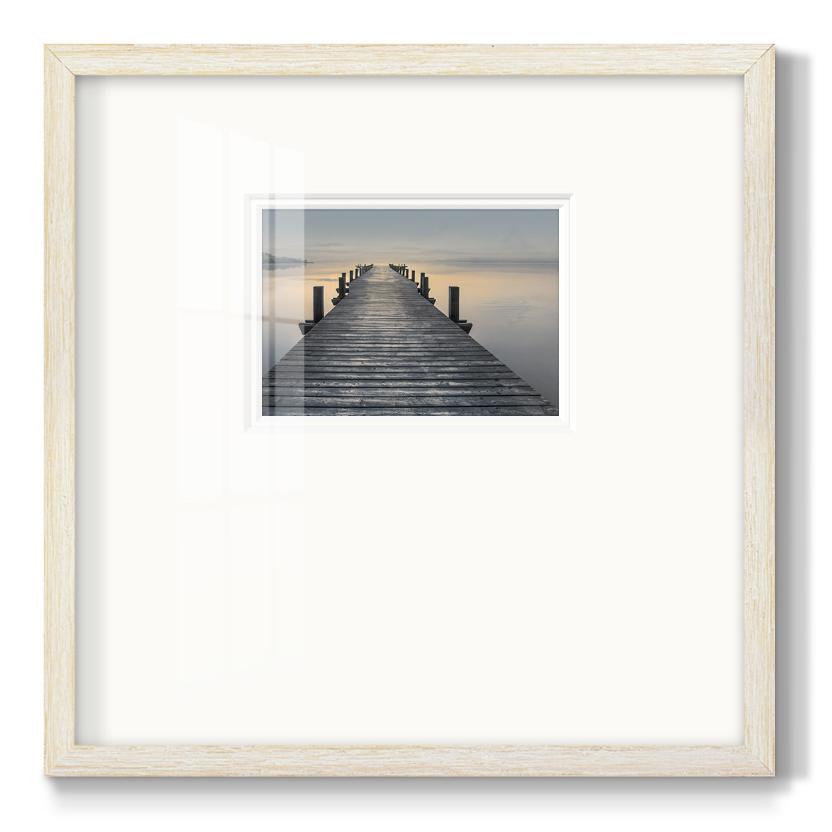 Sun Down - Double Matboard Framed Print