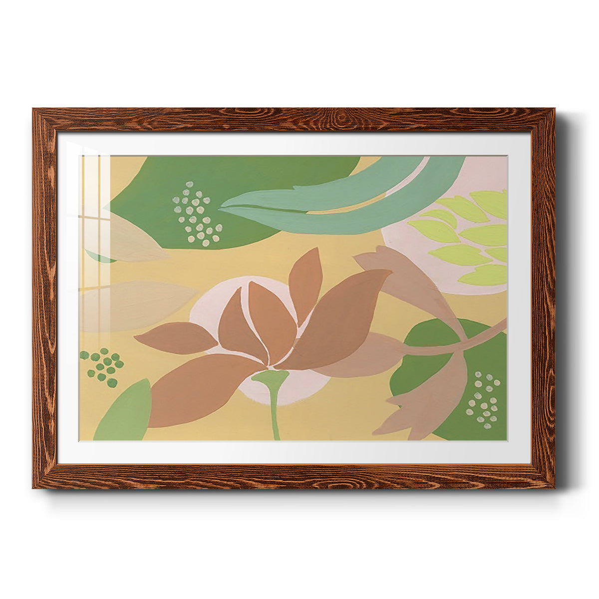 Neutral Blooms I-Premium Framed Print - Ready to Hang