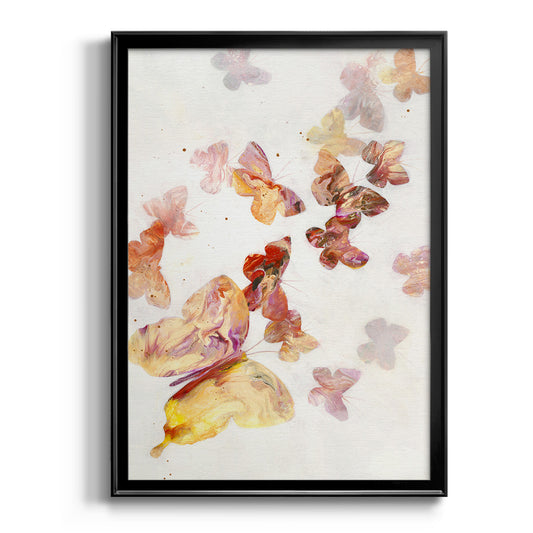 All A Flutter - Modern Framed Canvas Print