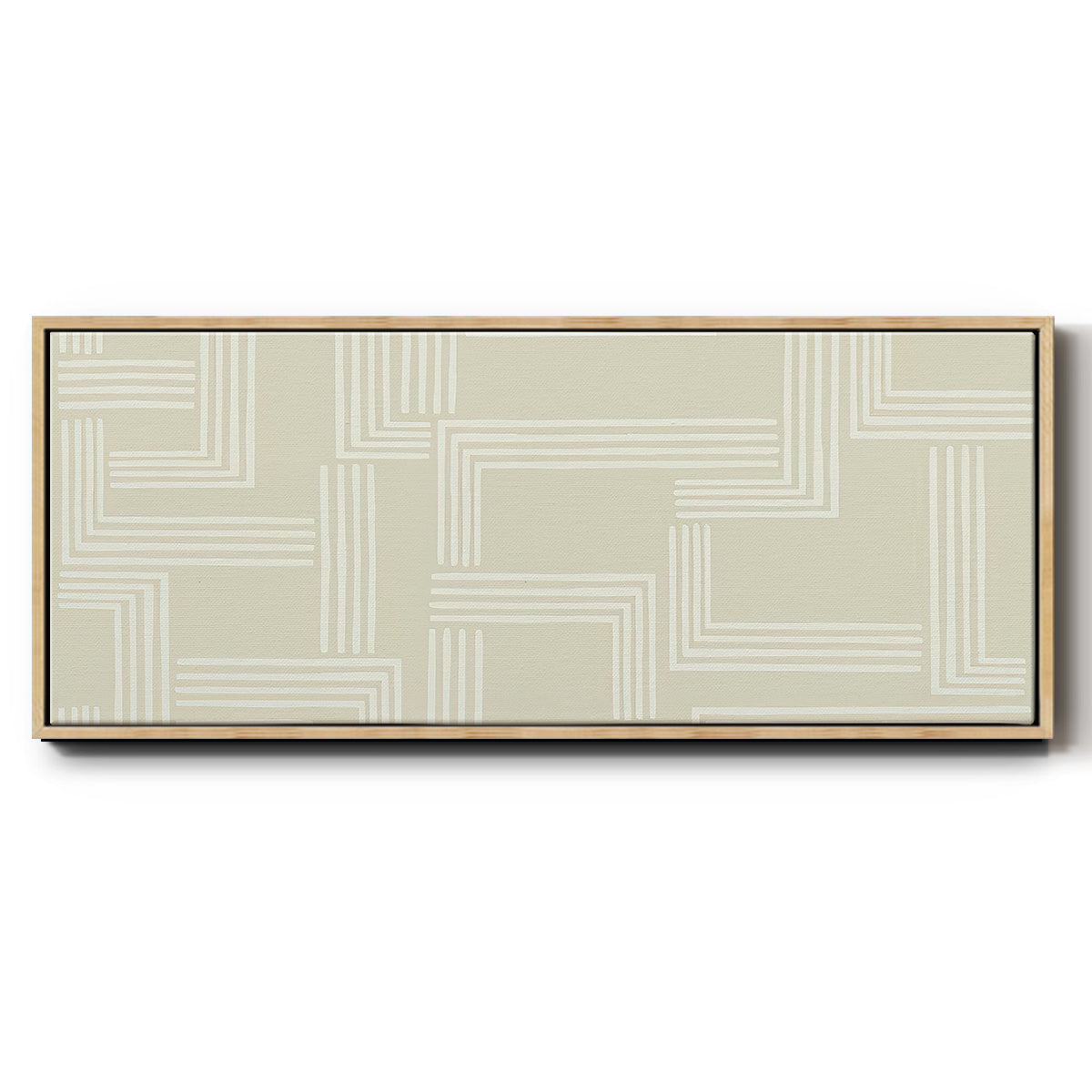 Roll Crossing IV - Floater Framed Canvas Print