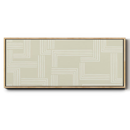 Roll Crossing IV - Floater Framed Canvas Print