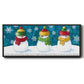 A Frosty Kiss - Floater Framed Canvas Print