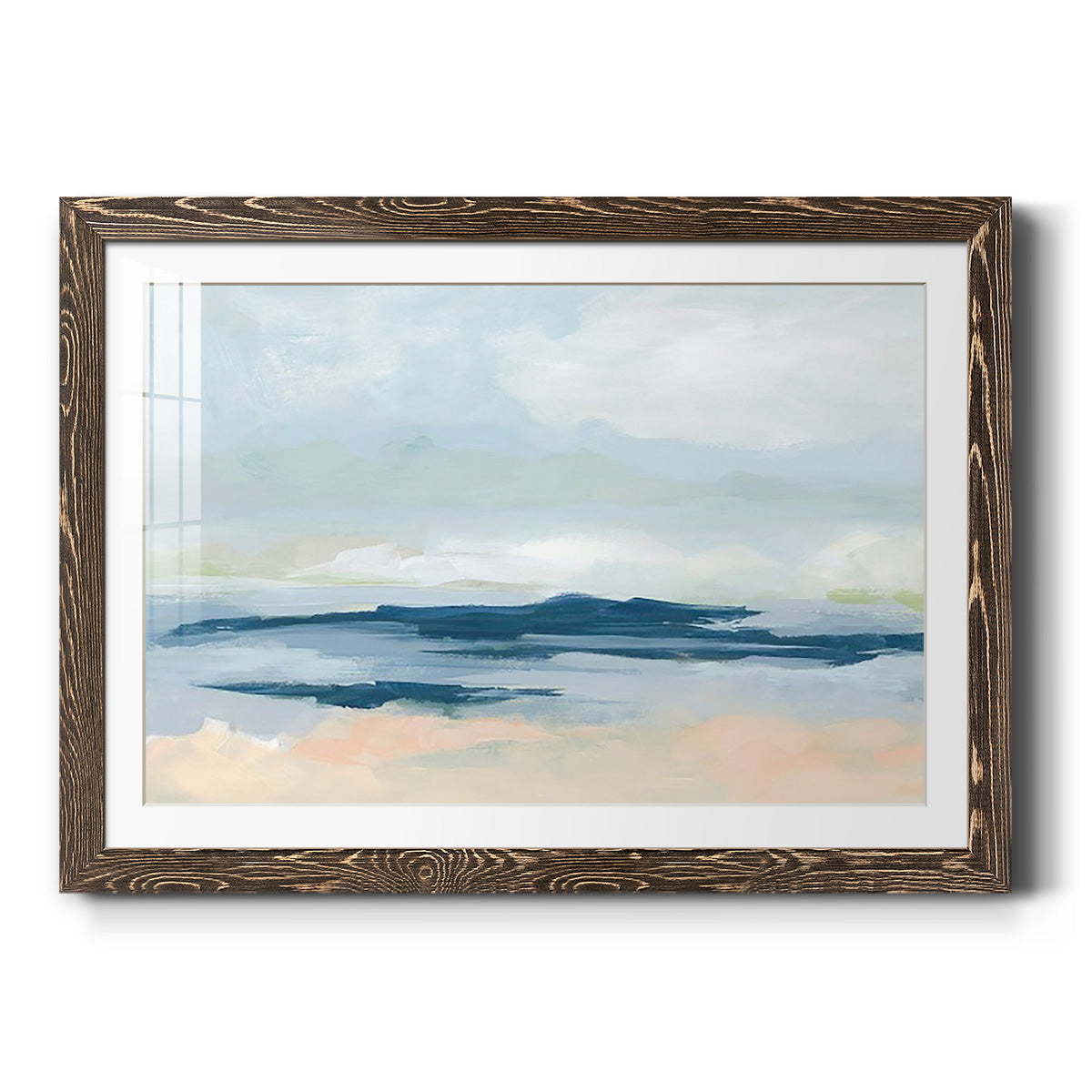 Matala Coast II - Barnwood Framed Art Print