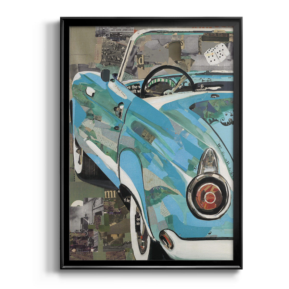 Thunderbird - Modern Framed Canvas Print