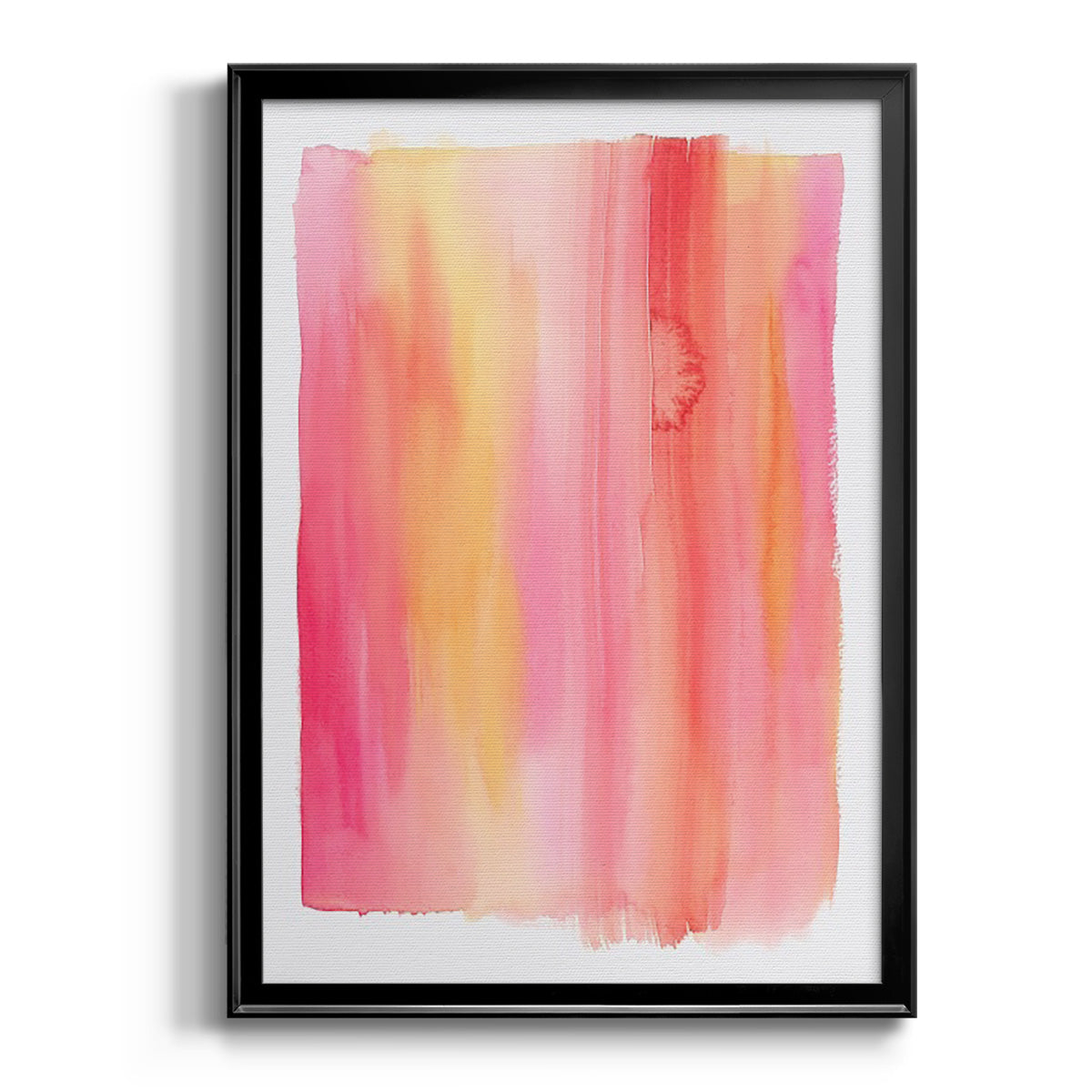 Summer Sherbet Wash I - Modern Framed Canvas Print