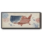 Fourth of July Collection C - Floater Framed Canvas Print