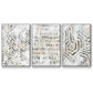 Sand Glyphs I - Floater Framed Canvas Set