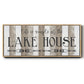 Simple at the Lake House - Floater Framed Canvas Print