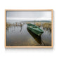 Green One - Restickable Framed Art Print