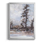 Vintage Tree Moment II - Modern Framed Canvas Print