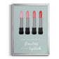 Flawless Lipstick - Modern Framed Canvas Print