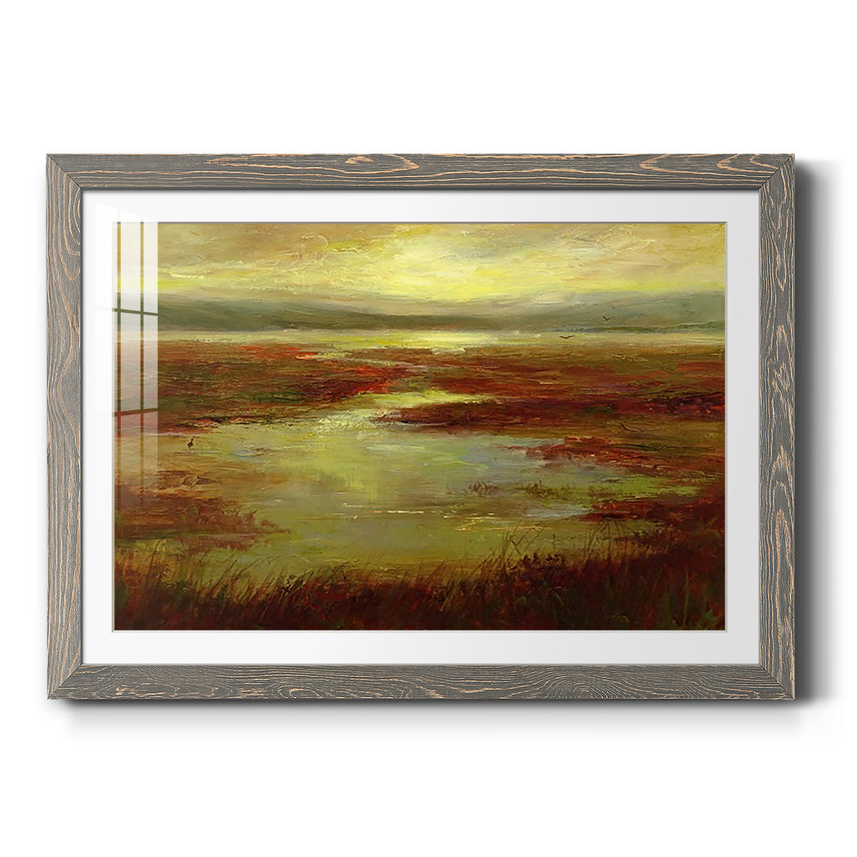 Coastal Views V - Barnwood Framed Art Print