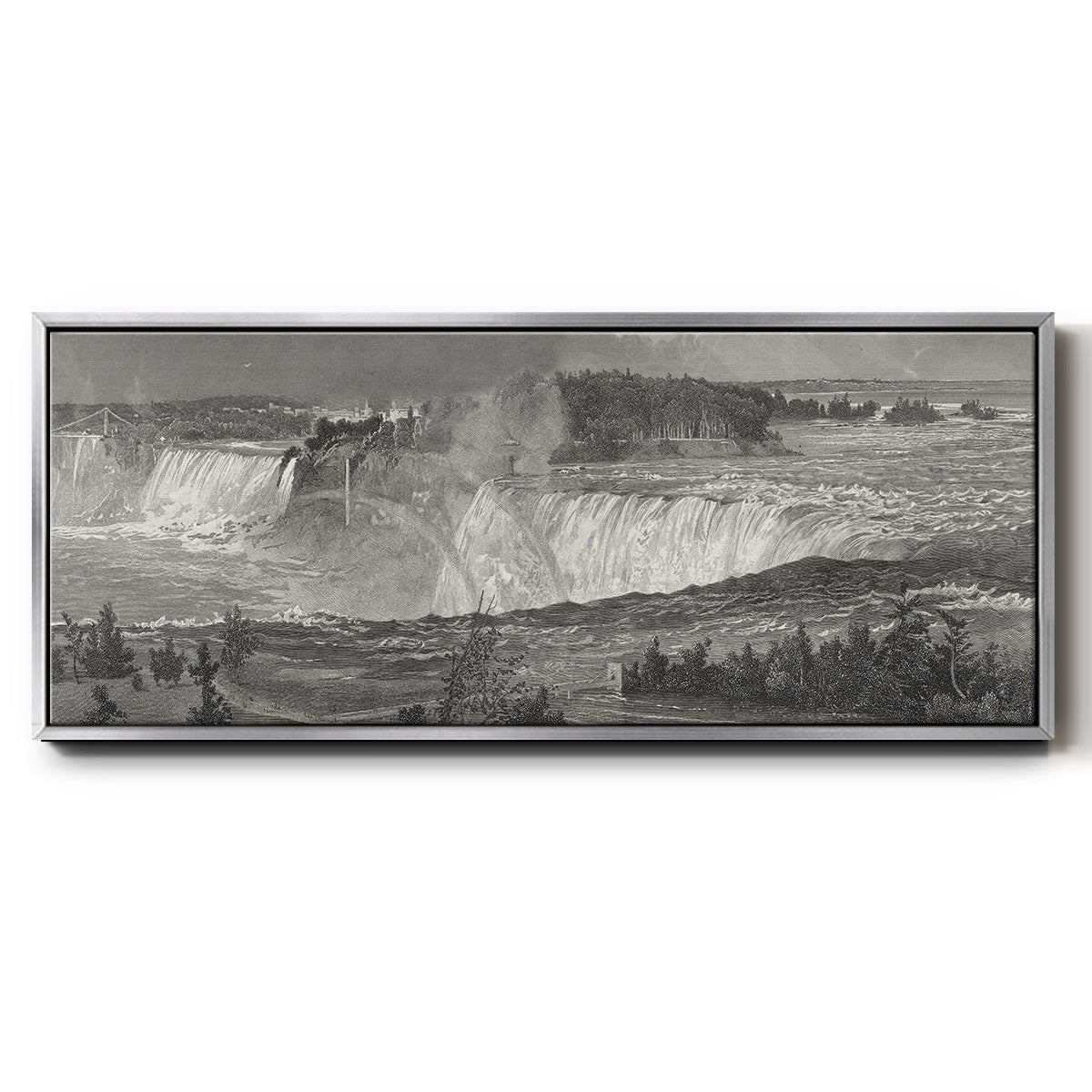Niagara - Floater Framed Canvas Print