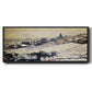 Winter at Giverny, 1885 - Floater Framed Canvas Print