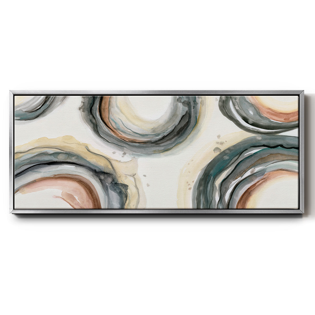 Elasticity - Floater Framed Canvas Print