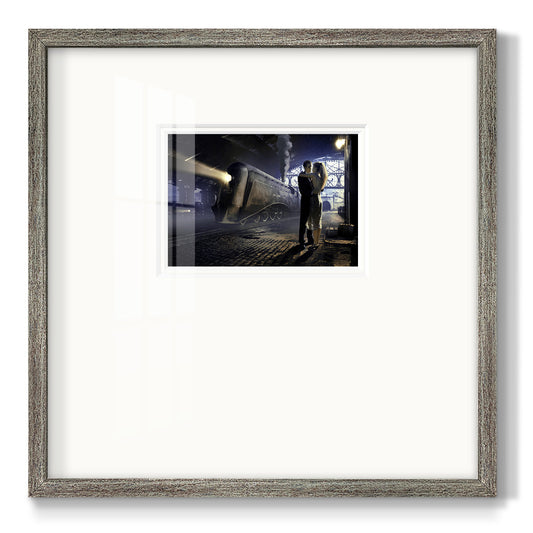 Train Depot Premium Framed Print Double Matboard