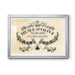 Antique French Label IV - Modern Framed Art Print