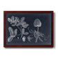 Foliage on Navy II Premium Framed Canvas- Ready to Hang