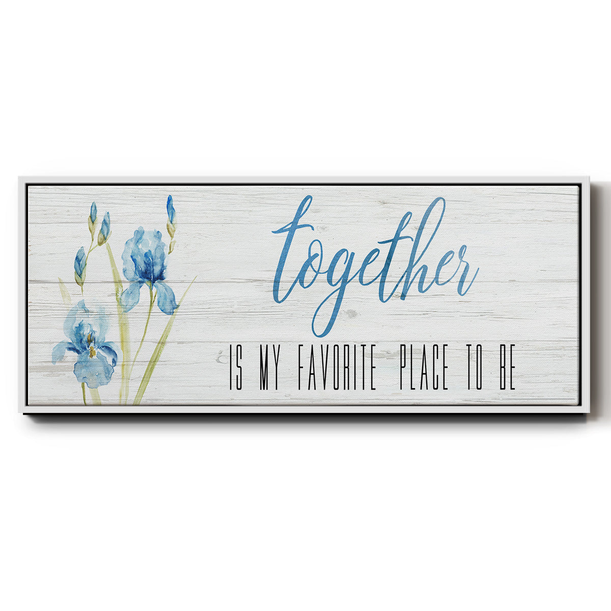 Together - Floater Framed Canvas Print