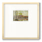 Birch Stand - Double Matboard Framed Print