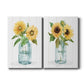 Sunny Day I Premium Gallery Wrapped Canvas - Ready to Hang - Set of 2 - 8 x 12 Each