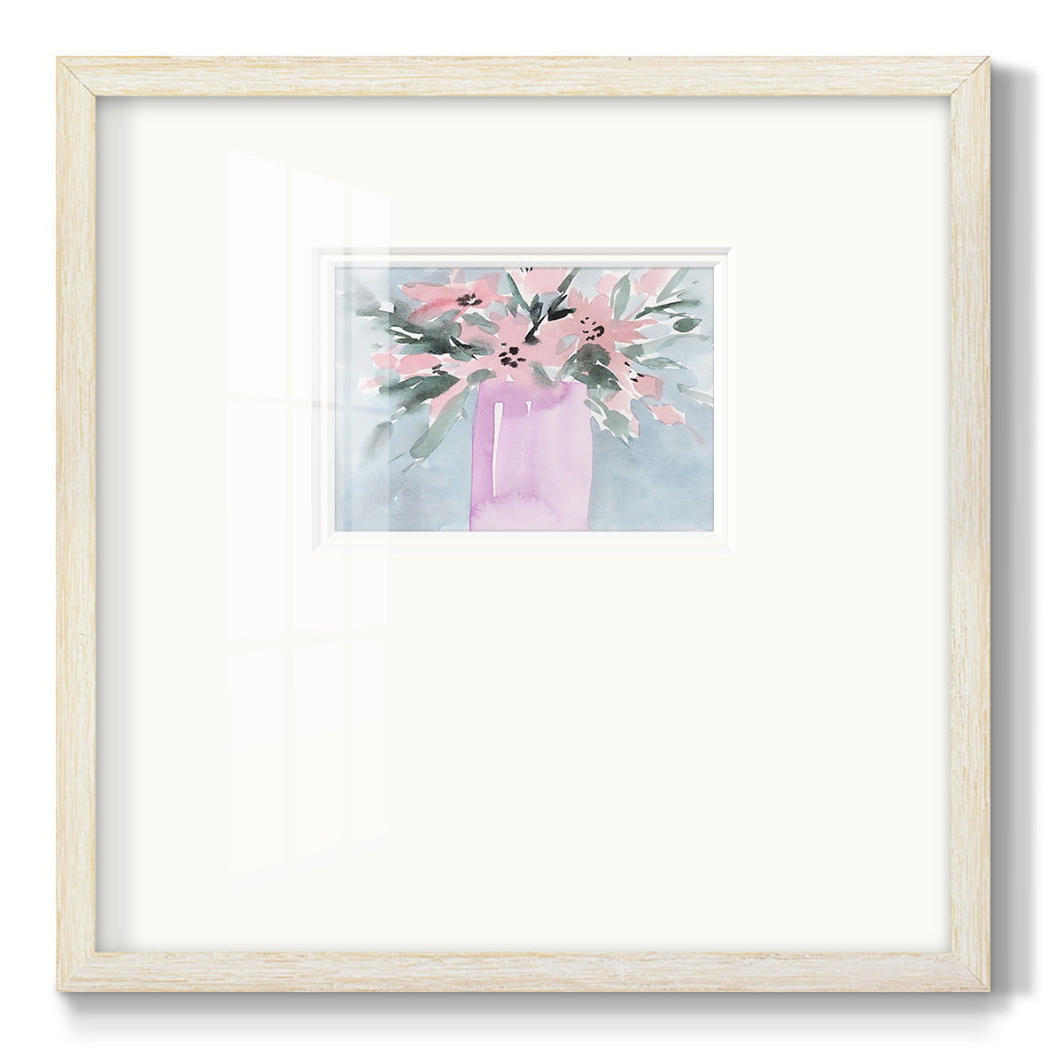 Broken Flowers I Premium Framed Print Double Matboard