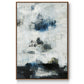 Black & Blue - Floater Framed Canvas Print