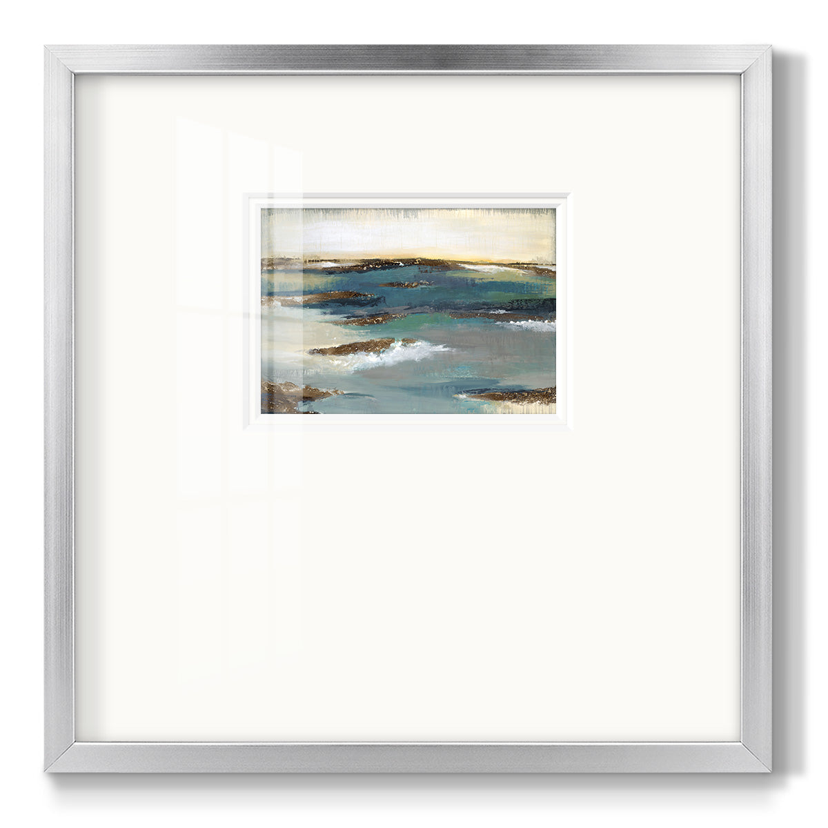 Coastal Bluffs - Double Matboard Framed Print